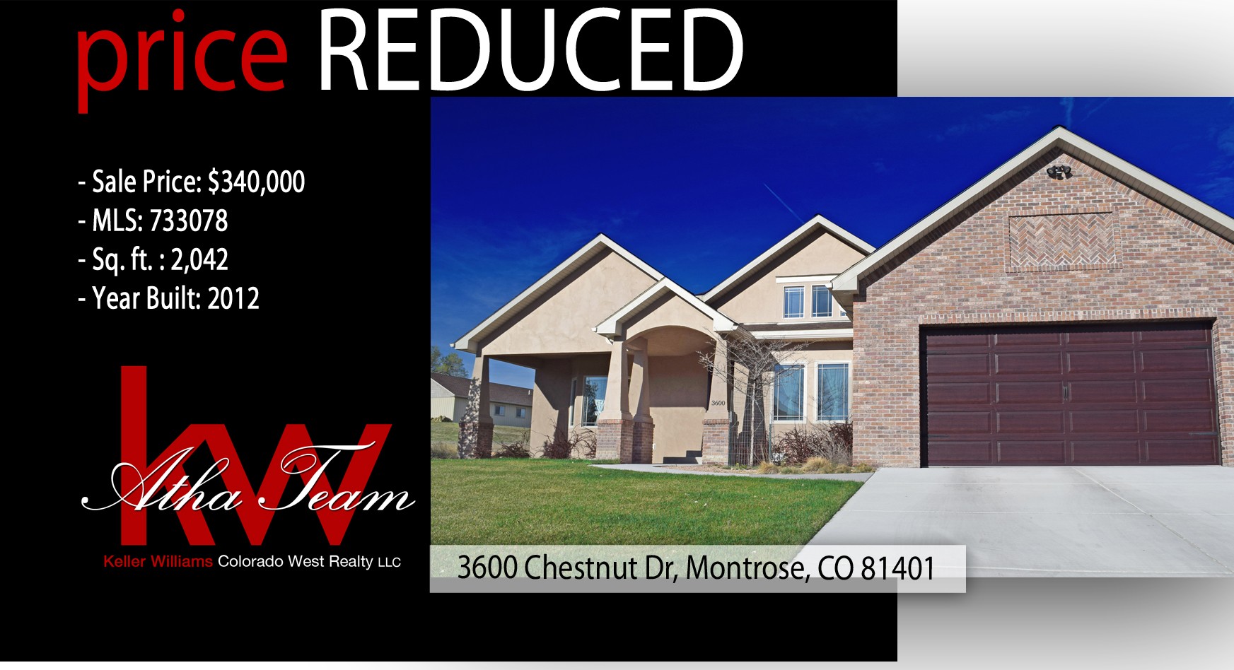 FOR SALE 3600 Chestnut Dr, Montrose, CO 81401