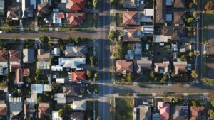 Aerial-view-of-neighborhood-real-estate-for-sale-in-Montrose,-Colorado---tom-rumble-645202-unsplash