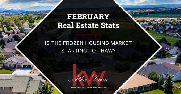 February Real Estate Stats. In the frozen housing market starting to thaw?
